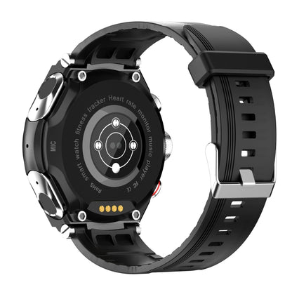 T92 1.28 inch IPS Touch Screen 2 in 1 Bluetooth Headset Smart Watch, Support Heart Rate Monitoring/Bluetooth Music(Silver) - Smart Watches by buy2fix | Online Shopping UK | buy2fix