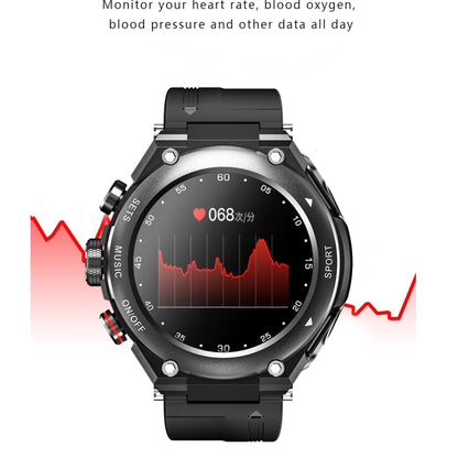T92 1.28 inch IPS Touch Screen 2 in 1 Bluetooth Headset Smart Watch, Support Heart Rate Monitoring/Bluetooth Music(Silver) - Smart Watches by buy2fix | Online Shopping UK | buy2fix