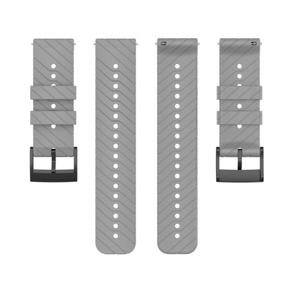 For Suunto 9 Lightning Silicone Watch Band(Grey) -  by buy2fix | Online Shopping UK | buy2fix