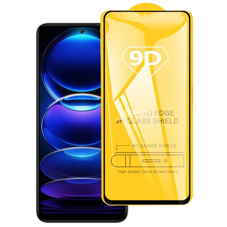 For Xiaomi Redmi Note 12 China / Note 12 Global / Poco X5 / Redmi Note 12 Turbo 9D Full Glue Full Screen Tempered Glass Film by buy2fix