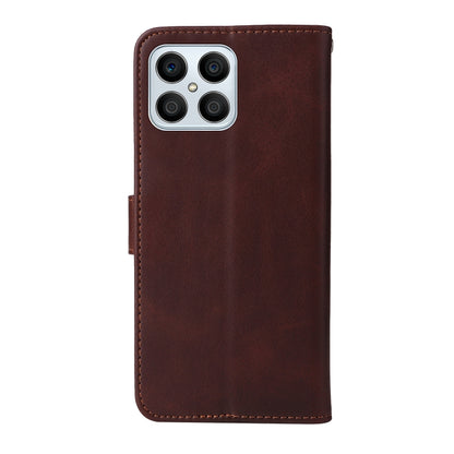 For Honor X8 5G / X6 Classic Calf Texture Flip Leather Phone Case(Brown) by buy2fix