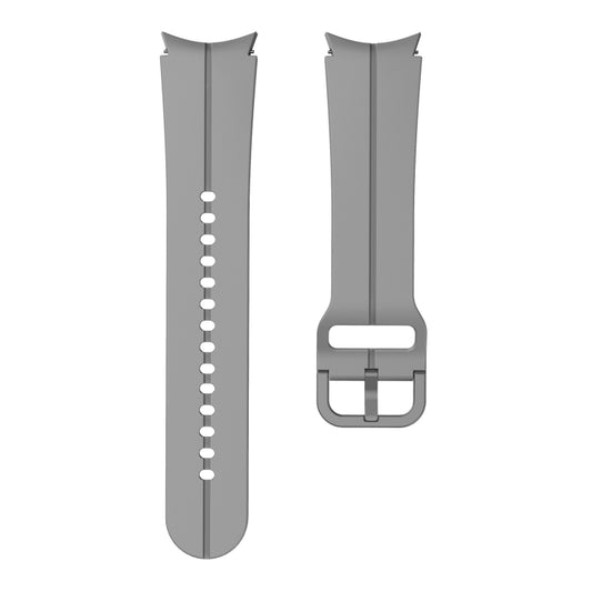 For Samsung Galaxy Watch 5 Pro 45mm Colorful Buckle Silicone Watch Band(Grey) - Watch Bands by buy2fix | Online Shopping UK | buy2fix
