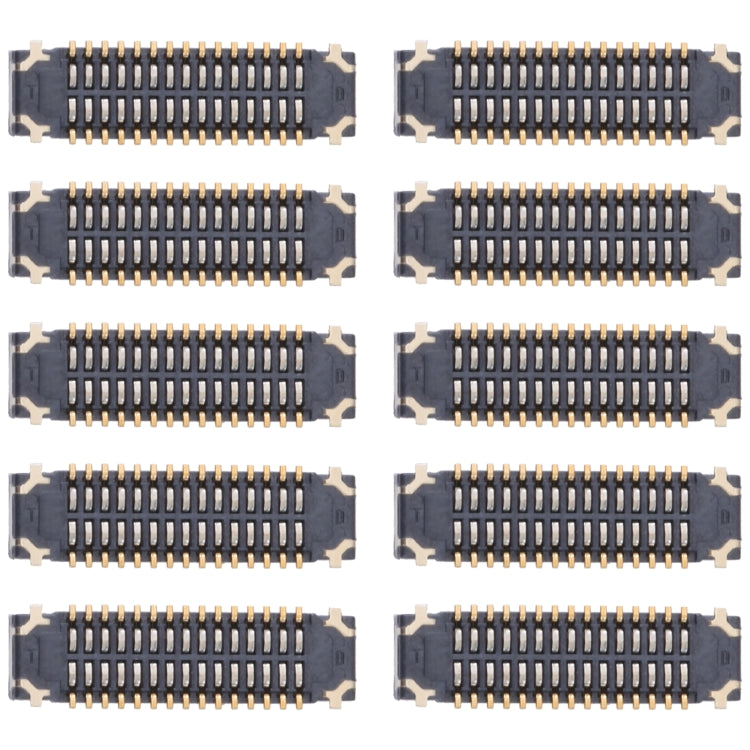 For Xiaomi Redmi 3 10pcs LCD Display FPC Connector On Motherboard - Others by buy2fix | Online Shopping UK | buy2fix
