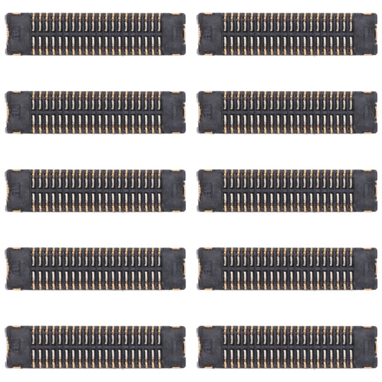 10pcs LCD Display FPC Connector On Motherboard For Xiaomi Mi 11 Lite 4G / Mi 11 Lite 5G / Mi 11 Lite 5G NE
