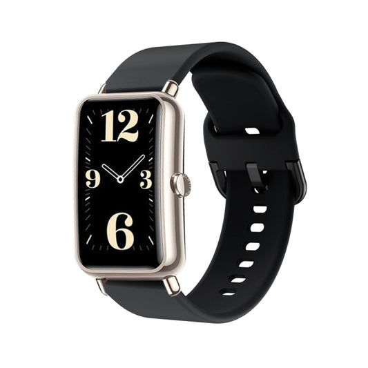 For Huawei Fit Mini Color Buckle Silicone Watch Band(Black) by buy2fix