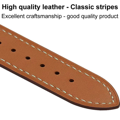 For Apple Watch Series 8 45mm imak PG1 Series Leather Watch Band(Brown) by buy2fix