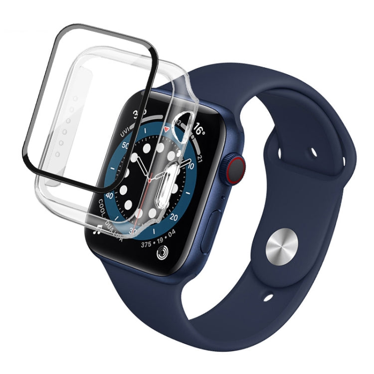 For Apple Watch SE 2025 / 2023 / 2022 44mm imak PC Frame Case with Tempered Glass Film(Transparent) - Watch Cases by imak | Online Shopping UK | buy2fix