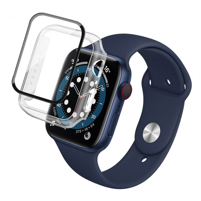 For Apple Watch SE 2025 / 2023 / 2022 44mm imak PC Frame Case with Tempered Glass Film(Transparent) - Watch Cases by imak | Online Shopping UK | buy2fix