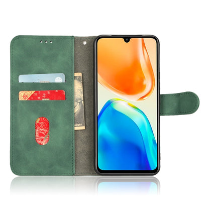 For vivo V25 5G / V25e / X80 Lite Skin Feel Magnetic Flip Leather Phone Case(Green) - vivo Cases by buy2fix | Online Shopping UK | buy2fix
