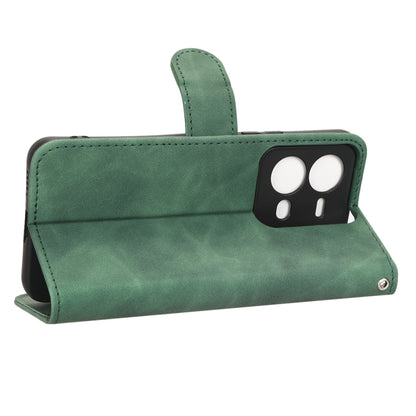 For vivo V25 5G / V25e / X80 Lite Skin Feel Magnetic Flip Leather Phone Case(Green) - vivo Cases by buy2fix | Online Shopping UK | buy2fix