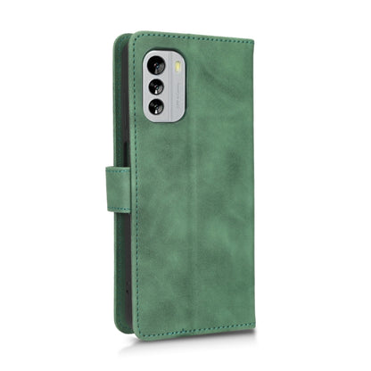 For Nokia G60 Skin Feel Magnetic Flip Leather Phone Case(Green) - Nokia Cases by buy2fix | Online Shopping UK | buy2fix
