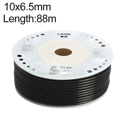 LAIZE Pneumatic Compressor Air Flexible PU Tube, Specification:10x6.5mm, 88m(Black) - PU Air Pipe by LAIZE | Online Shopping UK | buy2fix