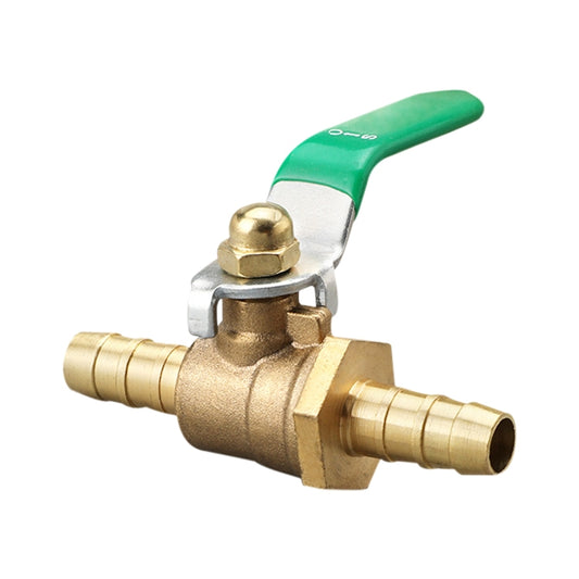 LAIZE Pneumatic Hose Barb Brass Shutoff Ball Valve, Specification:Thickened 10mm - Valve Series by LAIZE | Online Shopping UK | buy2fix