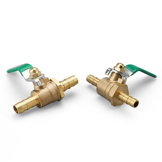 LAIZE Pneumatic Hose Barb Brass Shutoff Ball Valve, Specification:Thickened 12mm - Valve Series by LAIZE | Online Shopping UK | buy2fix