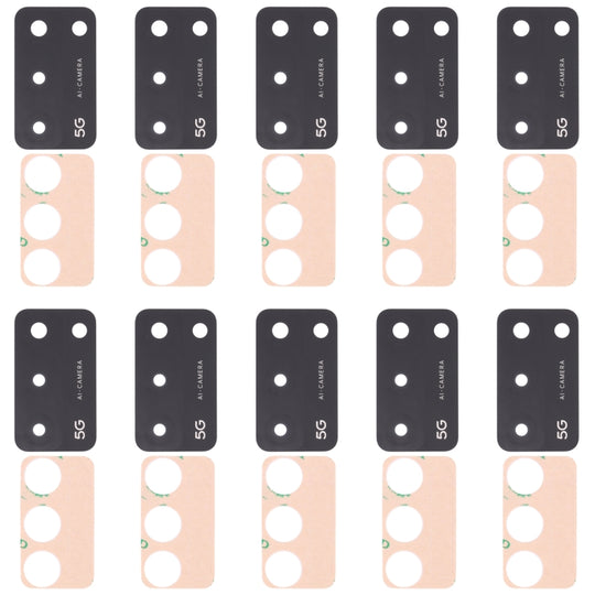 Pour OPPO A53S 5G 10 PCS Objectif de caméra arrière
