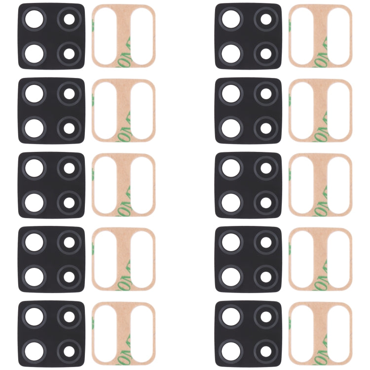 For OPPO A73/F17 10 PCS Back Camera Lens - Camera Series by buy2fix | Online Shopping UK | buy2fix