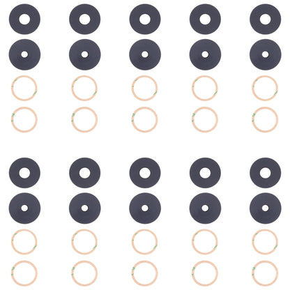 For Xiaomi Redmi Note 11E/Redmi 10 5G/Redmi 11 Prime 5G 10 PCS Back Camera Lens - Camera by buy2fix | Online Shopping UK | buy2fix