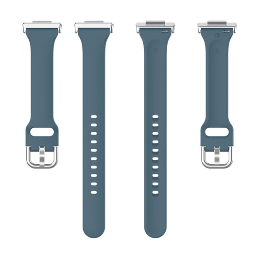 For Huawei Watch Fit 2 Small Waist Silicone Watch Band, Size:S(Rock Cyan) by buy2fix