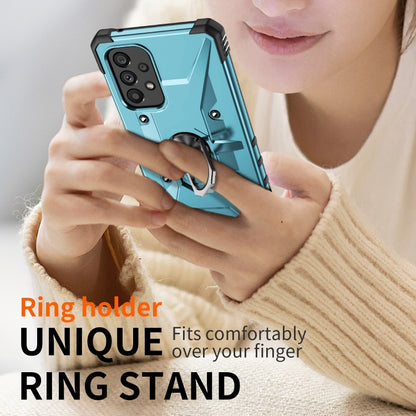For Samsung Galaxy A13 4G / 5G / A23 Ring Holder Phone Case(Grey) by buy2fix