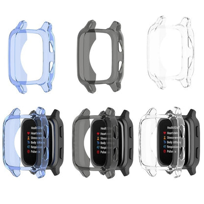 For Garmin Venu Sq 2 Half-cover TPU Watch Case(Transparent) by buy2fix