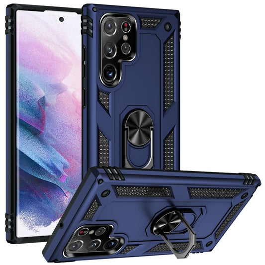 For Samsung Galaxy S23 Ultra 5G Shockproof TPU + PC Phone Case(Blue) - Galaxy S23 Ultra 5G Cases by buy2fix | Online Shopping UK | buy2fix
