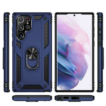 For Samsung Galaxy S23 Ultra 5G Shockproof TPU + PC Phone Case(Blue) - Galaxy S23 Ultra 5G Cases by buy2fix | Online Shopping UK | buy2fix