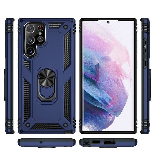 For Samsung Galaxy S23 Ultra 5G Shockproof TPU + PC Phone Case(Blue) - Galaxy S23 Ultra 5G Cases by buy2fix | Online Shopping UK | buy2fix