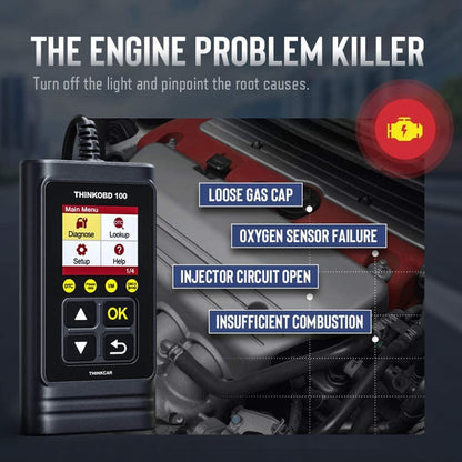 THINKCAR THINKOBD 100 OBD2 Car Scanner OBDII Diagnostic Tool by buy2fix