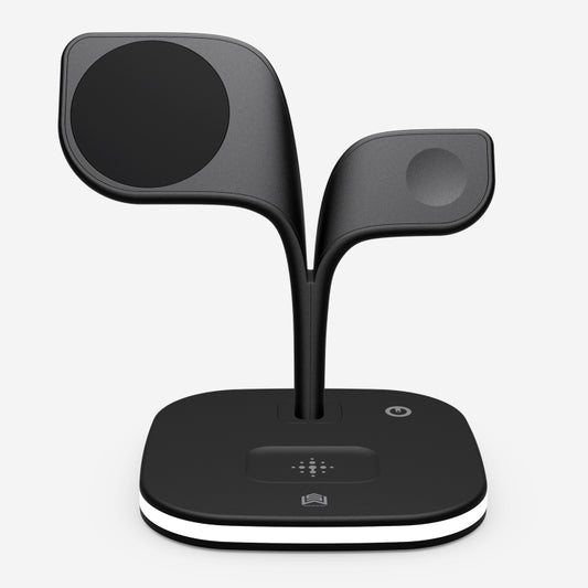 YM-UD22 15W 5 in 1 Magnetic Wireless Charger with Stand Function(Black) - Wireless Charger by buy2fix | Online Shopping UK | buy2fix