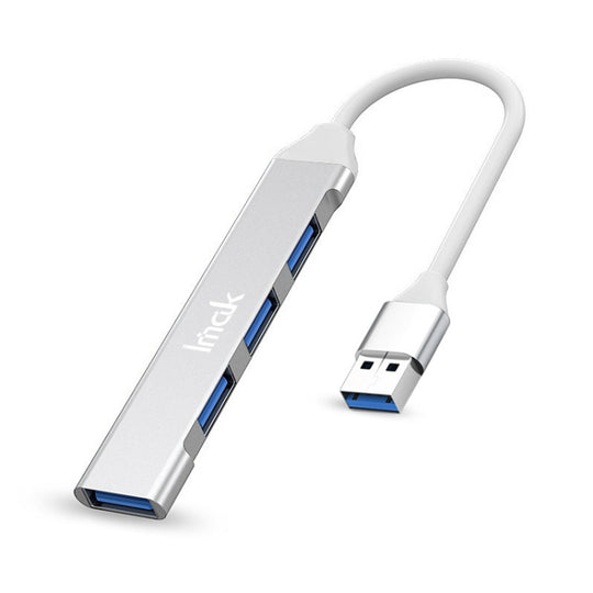 HUB de station d'accueil multifonction imak 4 en 1, interface : USB (argent)