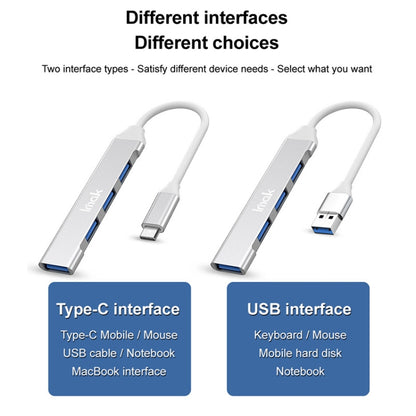 imak 4 in 1 Multifunctional Docking Station HUB, Interface:USB-C / Type-C(Grey) - USB HUB by imak | Online Shopping UK | buy2fix