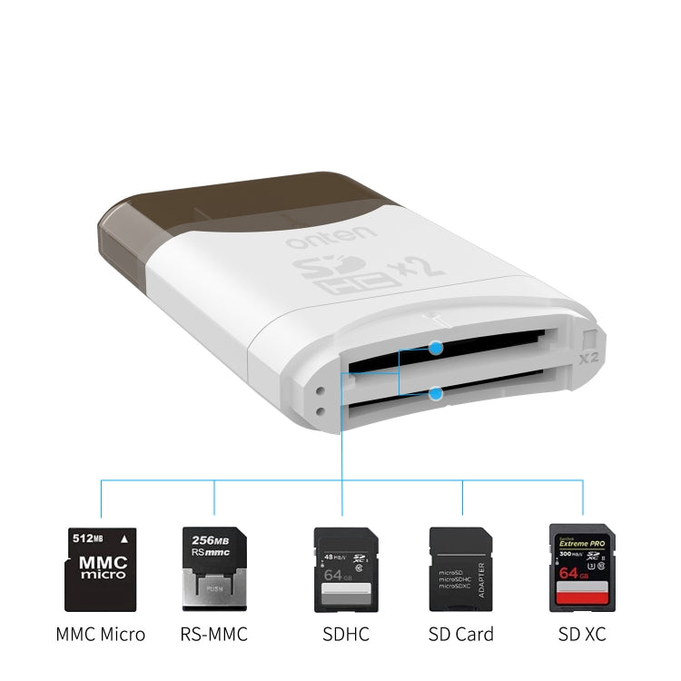 KSSC3 USB 3.2 Dual SD Card Reader by buy2fix