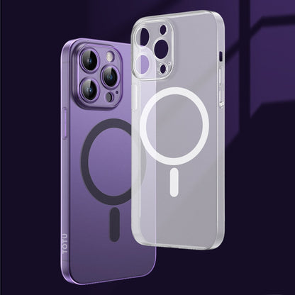 For iPhone 14 TOTUDESIGN AA-170 Zero Feeling Series Frosted Magsafe Phone Case(Light Purple) - iPhone 14 Cases by TOTUDESIGN | Online Shopping UK | buy2fix