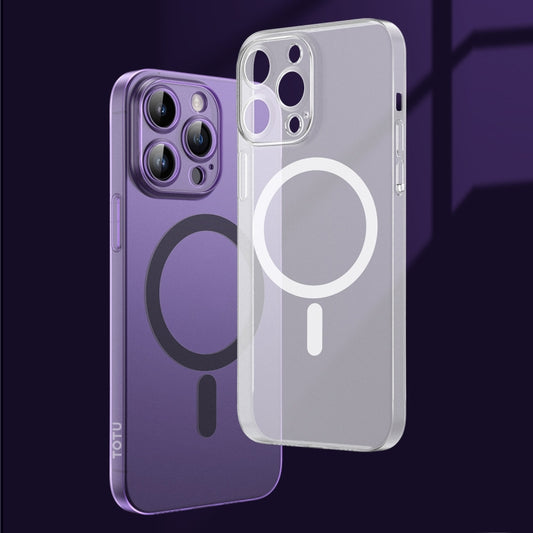 For iPhone 14 Pro Max TOTUDESIGN AA-170 Zero Feeling Series Frosted Magsafe Phone Case(Light Purple) - iPhone 14 Pro Max Cases by TOTUDESIGN | Online Shopping UK | buy2fix