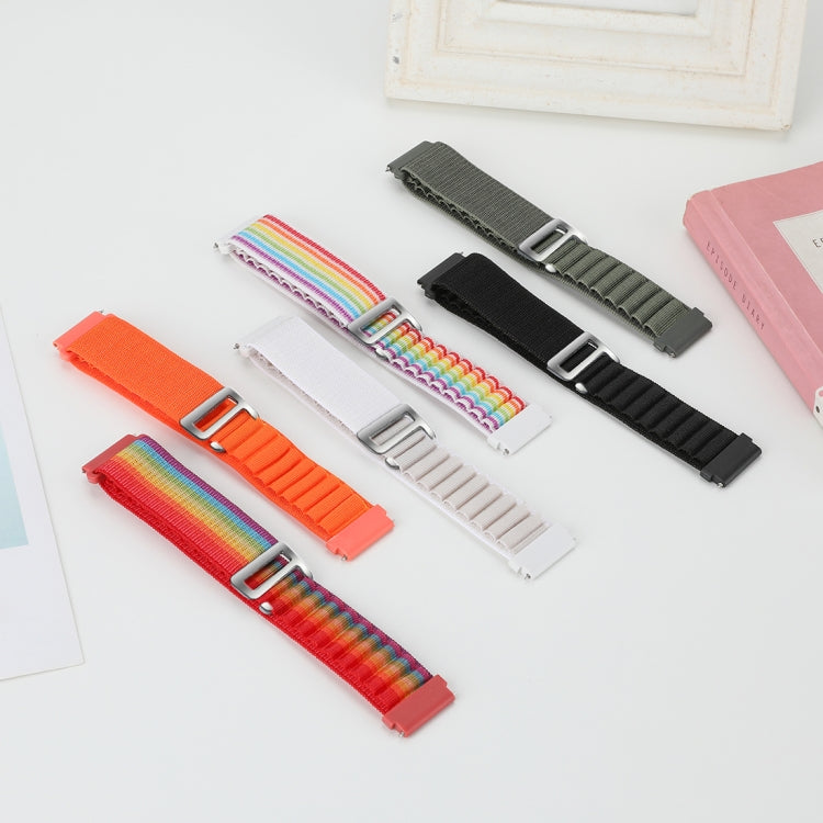 22mm Universal Nylon Loop Watch Band(Seven Colors) - 22mm Bands by buy2fix | Online Shopping UK | buy2fix