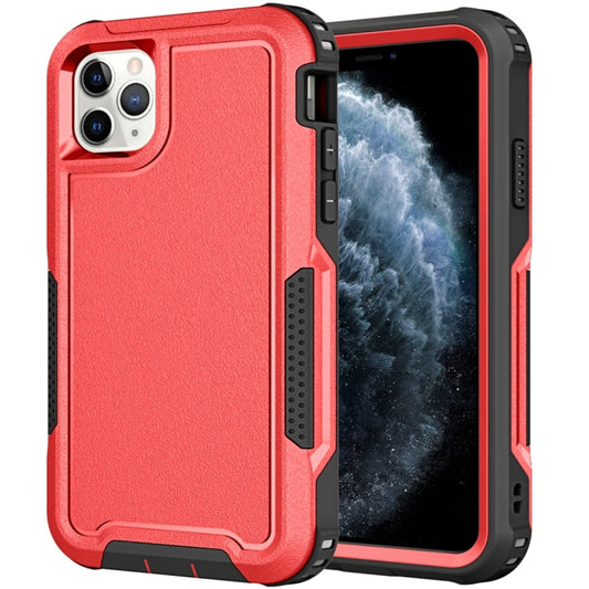 For iPhone 11 Pro Max 3 in 1 PC + TPU Shockproof Phone Case(Red) - iPhone 11 Pro Max Cases by buy2fix | Online Shopping UK | buy2fix