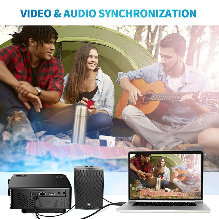 HDMI to VGA Adapter Cable with Audio, Length 1.8m by buy2fix