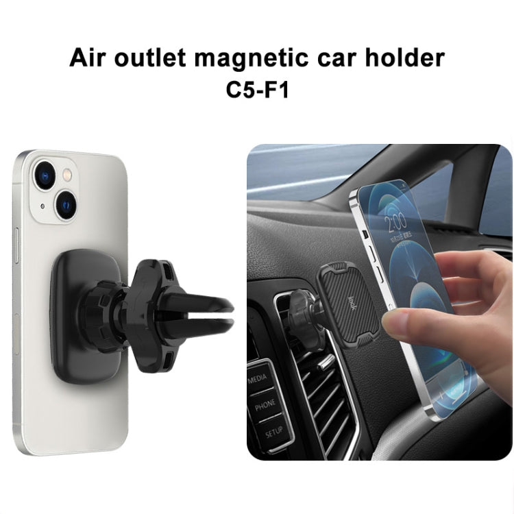 IMAK C5-F1 Magnetic Air Outlet Car Holder(Black) by imak