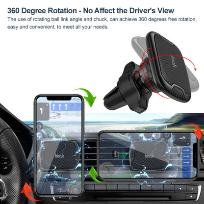 IMAK C5-F1 Magnetic Air Outlet Car Holder(Black) by imak