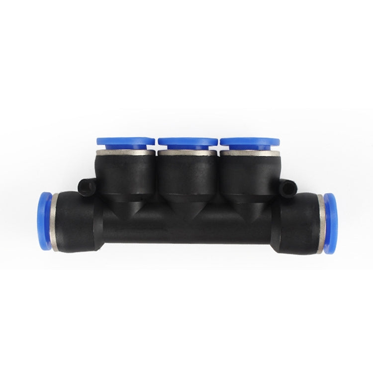 PK-6 LAIZE 10pcs Plastic Five Port Pneumatic Quick Fitting Connector - Interface Series by LAIZE | Online Shopping UK | buy2fix