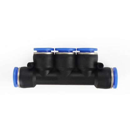 PK-6 LAIZE 10pcs Plastic Five Port Pneumatic Quick Fitting Connector - Interface Series by LAIZE | Online Shopping UK | buy2fix