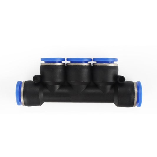 PK-8 LAIZE 10pcs Plastic Five Port Pneumatic Quick Fitting Connector - Interface Series by LAIZE | Online Shopping UK | buy2fix