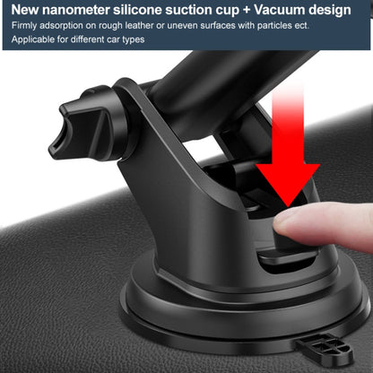 IMAK C5-X4 Telescopic Rod Magnetic Car Holder(Black) by imak