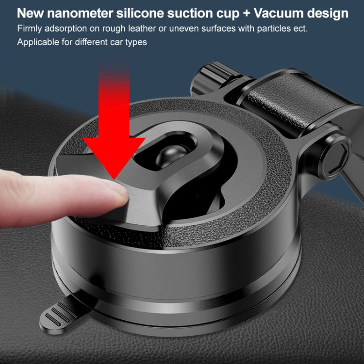 IMAK C5-X5A Dashboard Suction Cup Magnetic Car Holder(Black) by imak