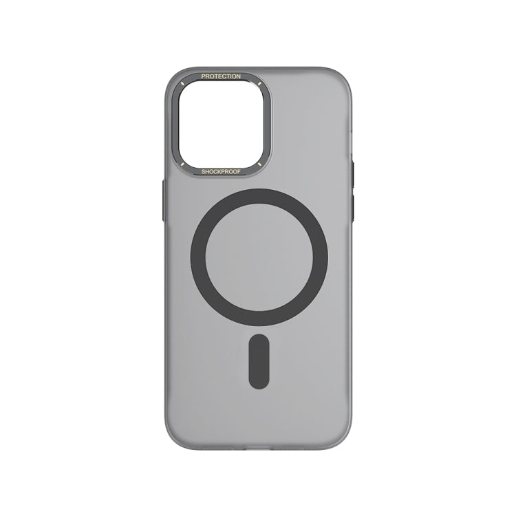 For iPhone 14 Pro TOTUDESIGN AA-194 Crystal Color Series Magsafe Magnetic Phone Case(Black) - iPhone 14 Pro Cases by TOTUDESIGN | Online Shopping UK | buy2fix