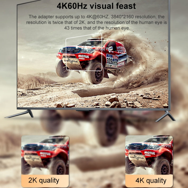 Y001 3 in 1 USB-C/Type-C to VGA+HDMI+USB-C/Type-C Audio Adapter Cable by buy2fix