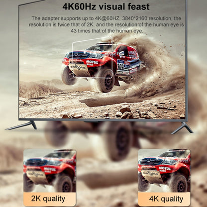 Y001 3 in 1 USB-C/Type-C to VGA+HDMI+USB-C/Type-C Audio Adapter Cable by buy2fix