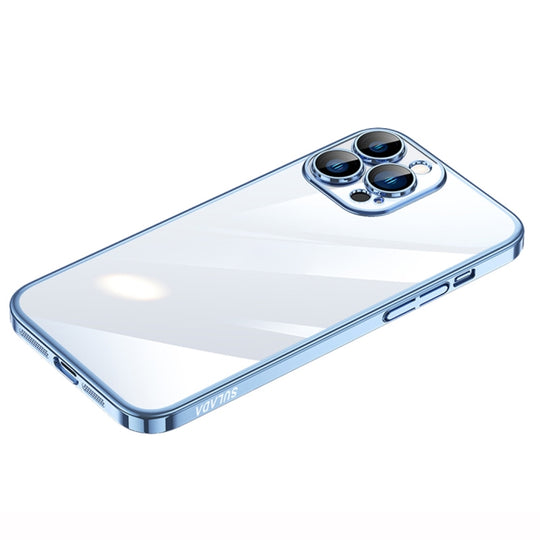 For iPhone 14 Pro Max SULADA Hard PC Shockproof Phone Case(Sierra Blue)