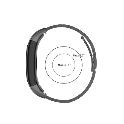 For Huawei Band 4 Pro (TER-B29S) / Band 3 Pro (TER-B29) / Band 3 (TER-B09) Three Beads Steel Wrist Strap Watchband(Silver) by buy2fix