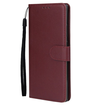 For Infinix Note 10 Pro Multifunctional Horizontal Flip Leather Case with Three Card Slot(Wine Red) - Infinix Cases by buy2fix | Online Shopping UK | buy2fix